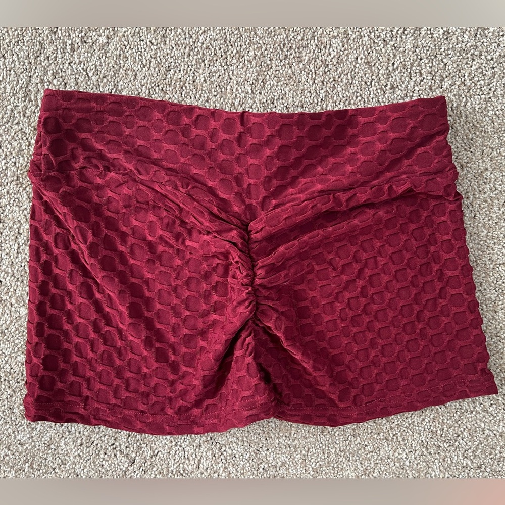 Stretchy butt enhancing bike shorts L M S
